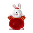 thumbnail image 1 of GROWTH TANK Cute Rabbit Statue Figurine Decorative Housewarming Gift Ornament Art Decoration Big Belly, 1 of 8