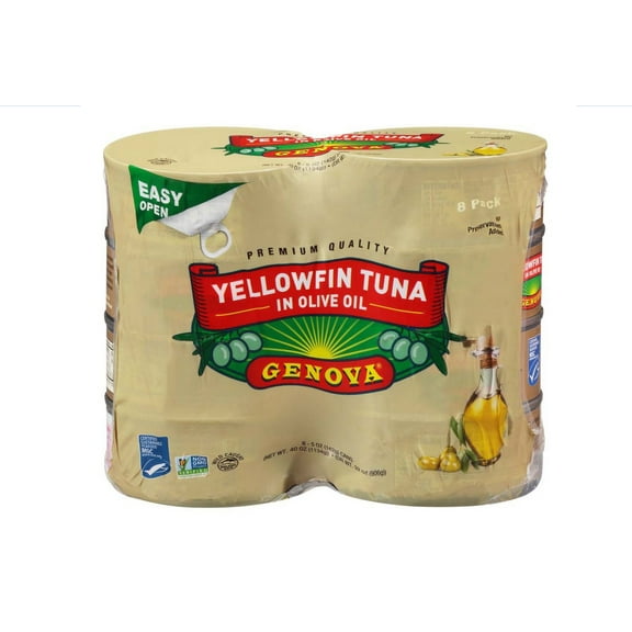 Genova Yellowfin Tuna in Olive Oil, 8 pk./5 oz.
