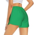 thumbnail image 3 of Sigee Forestgreen for Women's Athletic Shorts High Waisted Running Shorts Pocket Sporty Short Gym Elastic Workout ShortsLarge, 3 of 9