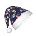 thumbnail image 2 of Naloa Colorful Jellyfish Santa Hat for Kids Baby Christmas Hats,Girls Boys Toddler Plush Xmas Holiday Hat,Luxury Santa Claus Hat, 2 of 6