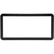 Pilot Automotive WL170-E1 Stretchable Flexible Urethane Silicone Rubber Black License Plate Frame Holder Trim for Cars, SUV and Trucks - Soft Protection for Bumper and License Plates