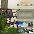 thumbnail image 3 of Muddy MLS2251 Stronghold 2.5 XTL Tree stand, Tree Lok System 18' Ladder stand, Black, One Size, 3 of 9