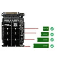 thumbnail image 5 of M.2 SSD to U.2 Adapter 2in1 M.2 NVMe and SATA-Bus NGFF SSD to PCI-E U.2 SFF-8639 Adapter PCIe M2 Converter,Without Shell, 5 of 5