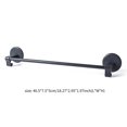 thumbnail image 2 of Estante multifuncional para zapatillas, toallero con ganchos, soporte para toallas de baño sin perforaciones, soporte de suspensión simple, Juegos de accesorios de baño Negro + Blanco 2 piezas Ounissouiy HA025853-02, 2 of 6