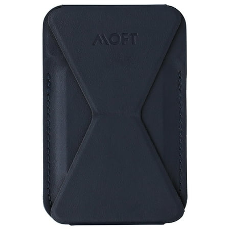 MOFT - Snap-on Phone Stand and Wallet for iPhone 12 and 13 Series - Oxford Blue