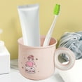 thumbnail image 4 of sruoe Toothbrush Holders, Bathroom Cups, Toothbrush Cup, Bathroom Tumblers, Portable Unbreakable Household Brushing Cup, Bathroom Cup Tumbler for Adult, Travel, Plastic Mouthwash Cups, 4 of 6