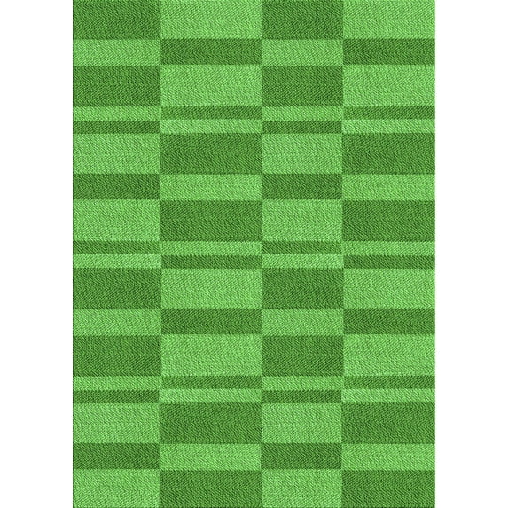 Ahgly Company Indoor Rectangle Patterned Nebula Green Area Rugs, 3' x 5'