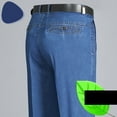 thumbnail image 7 of Dagugfen Mens Jean Pants High Waist Straight Leg Loose Classic Work Casual Demin Pants Multi Pockets, 7 of 7