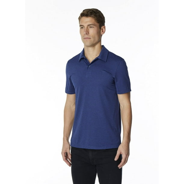 Bright blue cheap polo shirt