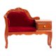 thumbnail image 1 of Muebles de en Miniatura con Sofá de Vintage con Cajones para Niños Y Niñas, 1 of 9