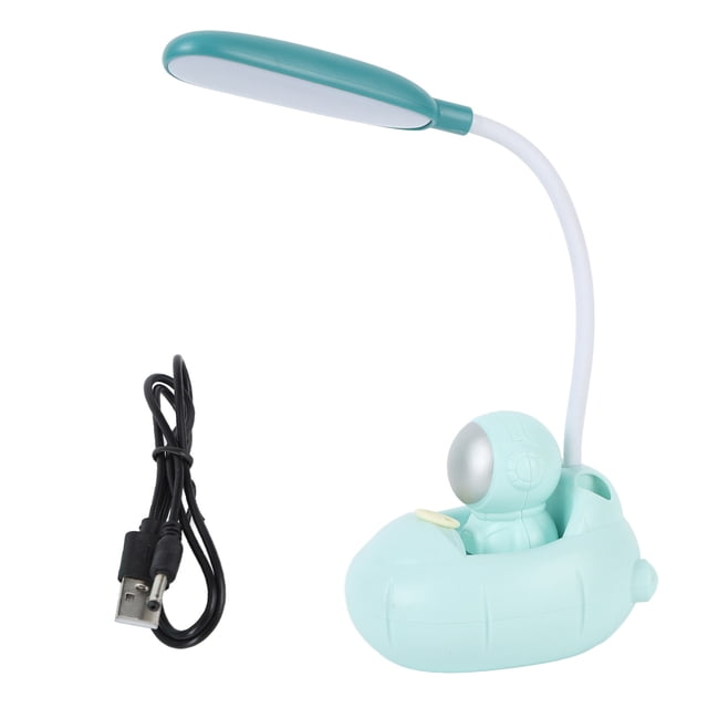 Lámpara de escritorio LED flexible de 360° con protección ocular, recargable por USB, ideal para el hogar, el dormitorio y el estudio.