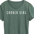 thumbnail image 3 of Instant Message - Church Girl - Women's Short Sleeve Graphic T-Shirt, 3 of 7