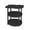 Black, variant on Black Black Multi-Level Side Table With Storage Shelf For Small Space Home Decor Or Apartment