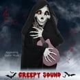 thumbnail image 3 of Decoración de Halloween HOMCOM de 130 cm: Grim Reaper tocando guitarra, 3 of 9