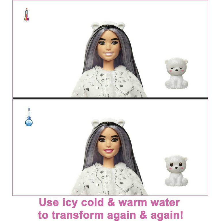 Barbie Doll Cutie Reveal Polar Bear Snowflake Sparkle Surprises Pet Color  Change And Accessories Toys Anime Model Gifts Kids - Dolls - AliExpress