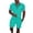 Mint Green, variant on Short Sets for Men Summer Casual Jacquard Short Sleeve Quarter Zip Polo Shirt and Bermuda Shorts 2 Piece Matching Set