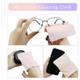 thumbnail image 6 of 3 PCS Pink Microfiber Cleaning Storage Glasses Pouch, Portable Sunglasses Case with Carabiner, Bonus 2 Anti Fog Wipes, 6 of 7