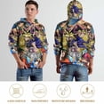 thumbnail image 3 of Yu-Gi-Oh Hoodie 3D Print Pullover Hooded Long Sleeve Sweatshirts Tops Blouse with Pocket for Mens Womens, 3 of 7