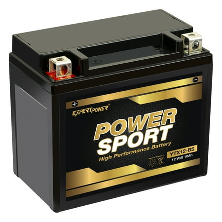ExpertPower YTX12-BS (+ - ) Maintenance Free Battery Powersport Motorcycle ATV Replace 2003 Honda TRX250 Recon