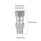 thumbnail image 4 of Riwesomey Arandela de junta giratoria resistente al desgaste arandelas a prueba de óxido accesorios de manguera antideslizante 4500PSI conector roscado Artesanía Riwesomey TO009546-00, 4 of 6