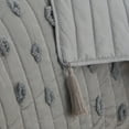 thumbnail image 4 of Mudd Eyelash 2 Piece Twin Microfiber Quilt Set, Grey, 4 of 6