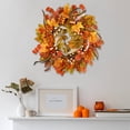 thumbnail image 5 of 24in Farmhouse Wreath Outside Indoor Decor Large Harvest Crafts Wreaths Rustic Thanksgiving Halloween, 5 of 8