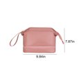 thumbnail image 3 of MERILER Large Capacity Double Layer Leather Travel Cosmetic Bag for Women with Multifunctional Storage, 3 of 5