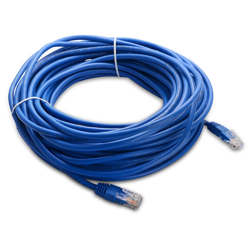 Insten 50' Cat5E LAN Networking Patch Cable RJ45 Blue 50