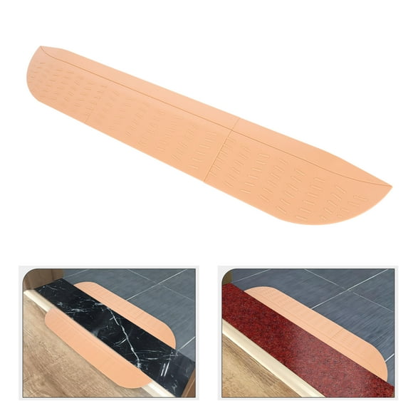 OULII Floor Transition Reducer Silicone Threshold Ramp Beige 1Set Enhanced Cleaning Efficiency