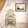 thumbnail image 3 of Bill Carson Photography 32x23 Gold Ornate Wood Framed with Double Matting Museum Art Print Titled - Cactus Landscape Under Pink Sky, 3 of 4