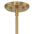 thumbnail image 5 of Possini Euro Design Camden Warm Brass Gold Mini Pendant 10" Wide Modern Clear Glass Fixture for Dining Room House Kitchen Island, 5 of 9