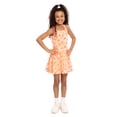 thumbnail image 2 of Moana Girls Active Sleeveless Dress with Built-In Shorts, Sizes 4-12, 2 of 8