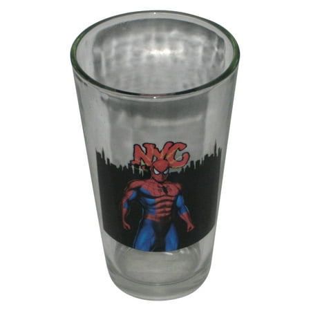 Marvel Spider-Man NYC Silver Buffalo Pint Glass