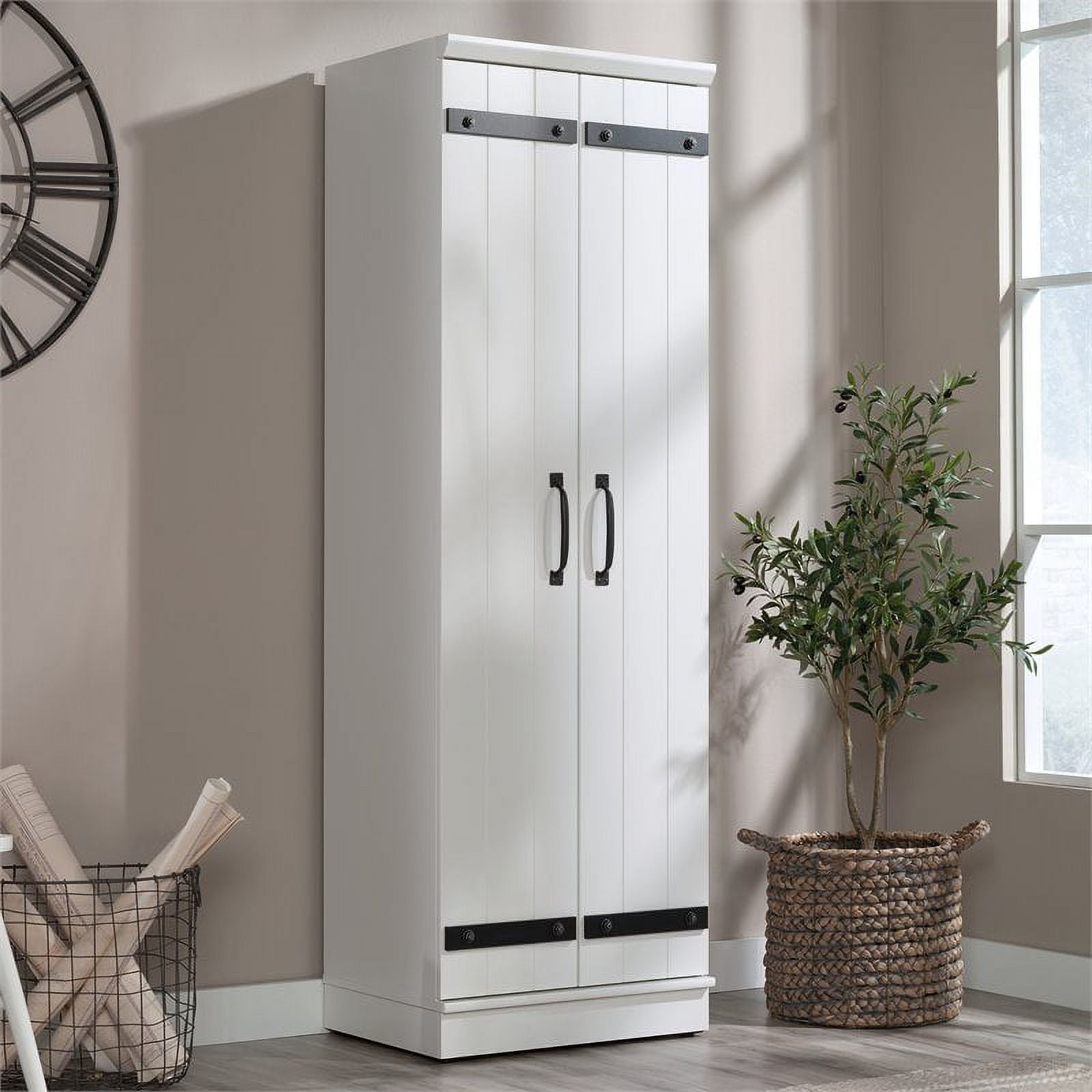 Sauder HomePlus Storage Cabinet in Soft White