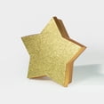 thumbnail image 3 of Geoto Creative Star Shaped Glitter Golden/Silver/Red Retail Products Packaging, Cardboard Present Gift Box with Lid(Golden), 3 of 4
