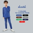 thumbnail image 6 of Elowel Boys Thermal Underwear Set for Kids Soft Cozy Fleece Base Layer XL Royal Blue, 6 of 7