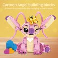 thumbnail image 3 of 2025 New Cute Angel Cartoon Display Set Model Building Blocks Bricks Compatible Kid Toys Girl Boy Birthday Gift With Box, 3 of 6