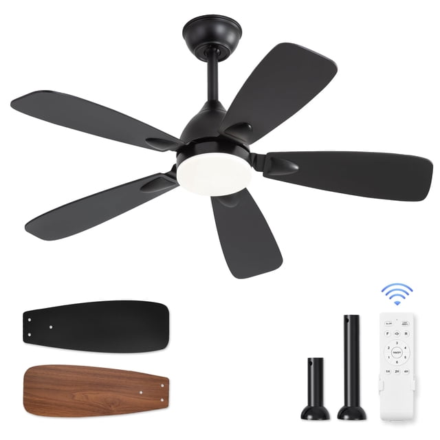 Ventilador de techo LEDIARY de 42 pulgadas con control remoto de luz, 3 CCT, 6 velocidades