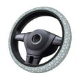 thumbnail image 3 of Disketp Funny Cute Healthy Teeth Elastic Microfiber Steering Wheel Cover for Truck,SUV,Cars,Universal 15 inch,Anti-Slip, 3 of 6