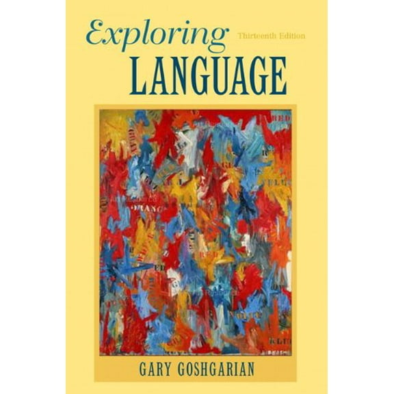 Pre-Owned Exploring Language Paperback Gary Goshgarian