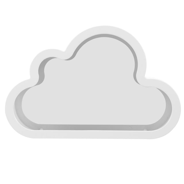 LEEYNEERDIY Cloud Shape Photo Frame for Placing Pictures White Plastic Cloud Frame Accessory 1 Set