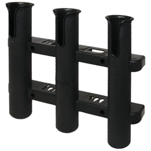 Sea-Dog 325039-1 Three-Pole Side Mount Rod Holder - Black