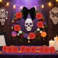 thumbnail image 3 of WeeWhimsy 20Pcs Artificial Carnations Flower,Yellow Orange Flower Heads Bulk with Stem,Silk Artificial Flower DIY Decor for Halloween,Day of The Dead,Mexican Party,Home Decor, 3 of 7