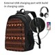 thumbnail image 2 of Balery Vintage Pumpkin Pattern Mochila con carga USB para hombre y mujer - Mochila impermeable y antirrobo para portátil con puerto USB para viajes, trabajo, estudios y universidad, 2 of 7