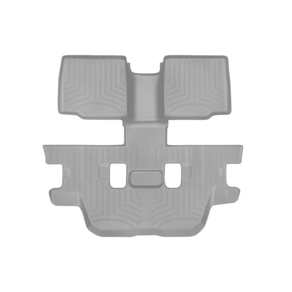 WeatherTech Custom Fit FloorLiners compatible with 2011-2014 Ford Explorer - One piece - 2nd and 3rd row coverage, Grey