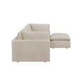 thumbnail image 3 of Better Homes & Gardens Weston 107.5" Cloud Modular Sectional Sofa, Heathered Wheat, 3 of 8