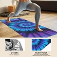 thumbnail image 4 of Blue Purple Tie Dye Mandala Pattern Hot Yoga Mat Towel Non Slip for Hot Yoga - Quick-Drying Yoga Mat Cover with 4 Corner Pockets with Travel Bag - Hot Yoga Towel Non Slip 70"x26", 4 of 6
