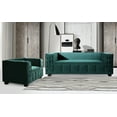 thumbnail image 7 of Chic Home Barnum Sofa Velvet Upholstered Tufted Wide Armrest Design, 7 of 7