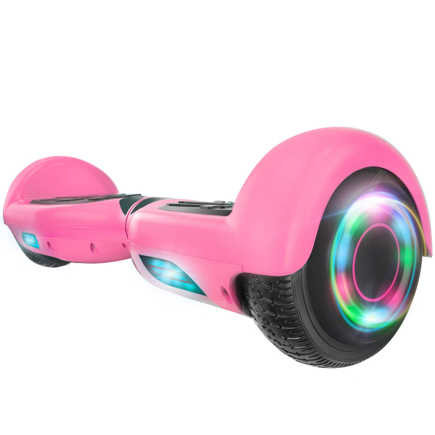 XPRIT HoverBoard With 6.5 Tires Up to 6.4KM Range Bluetooth UL2272 Certified LED Wheels Pink Walmart