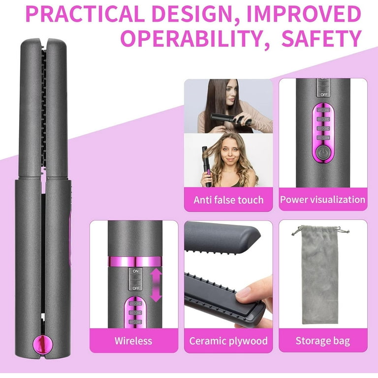 Cordless rechargeable straighteners 2025